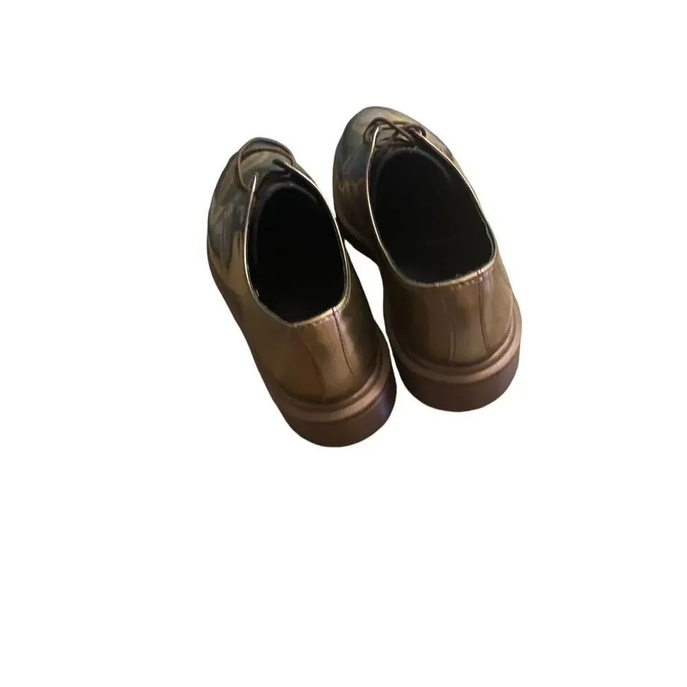 Dr. Martens Metallic Copper Spectra Patent 3eye Gibson Oxfords - Picture 4 of 8